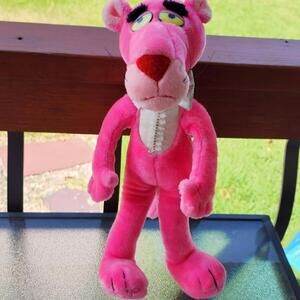 Vintage 1987  Pink Panther Plush by Mighty Star The 24k Special Effects Company